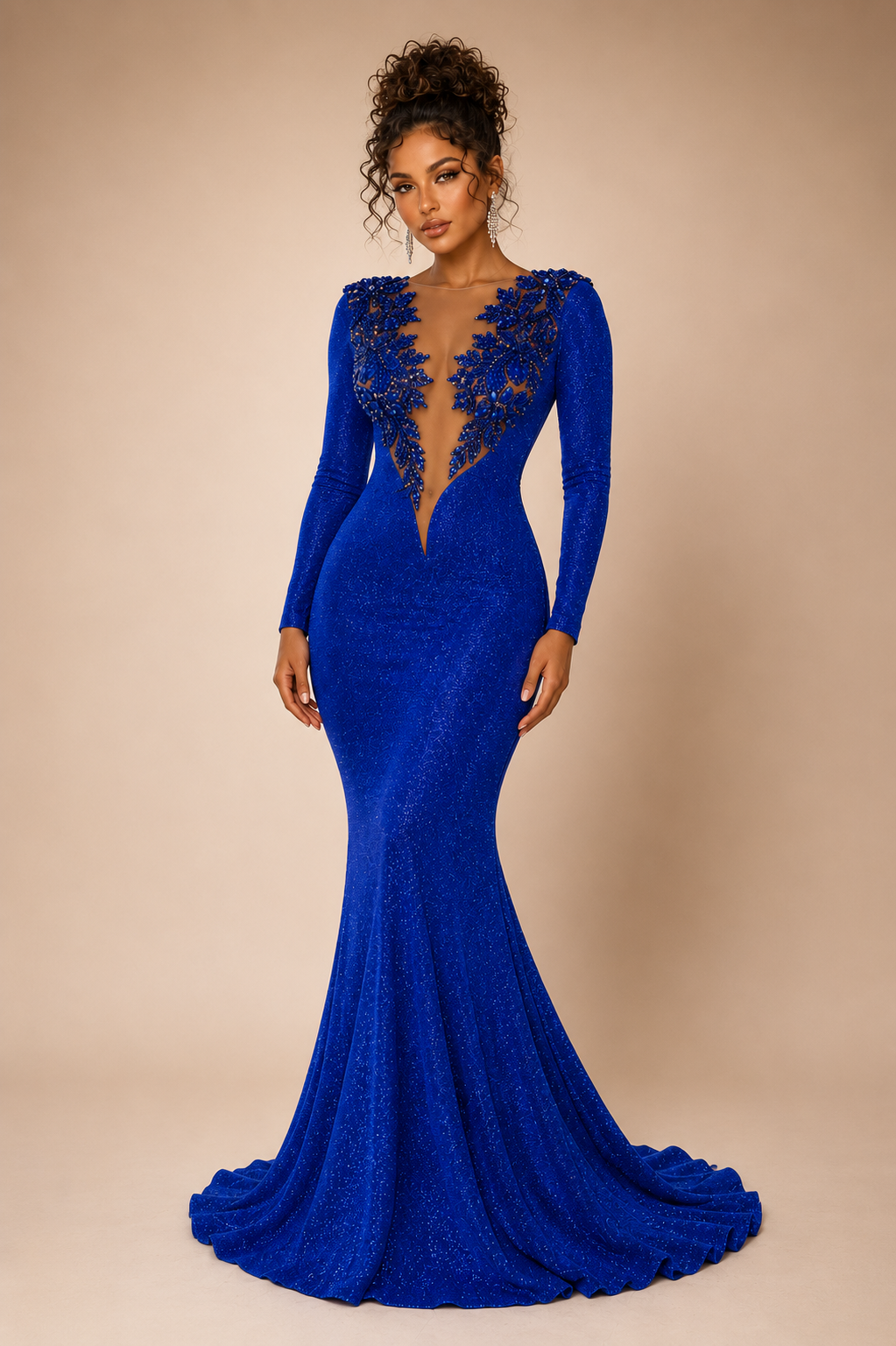 AZURE RIVIERA COUTURE GOWN