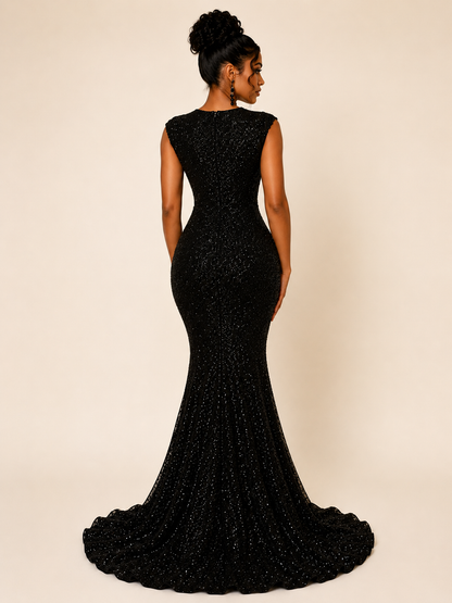 AURIELLA NOIR COUTURE GOWN