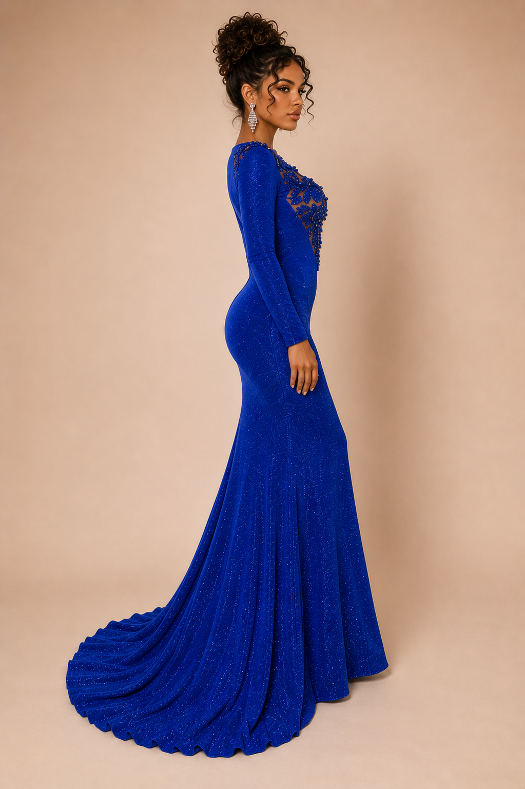 AZURE RIVIERA COUTURE GOWN