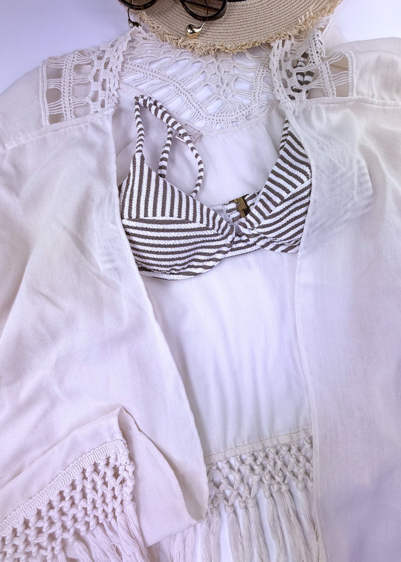 Crotchet Fringe Cover-Up